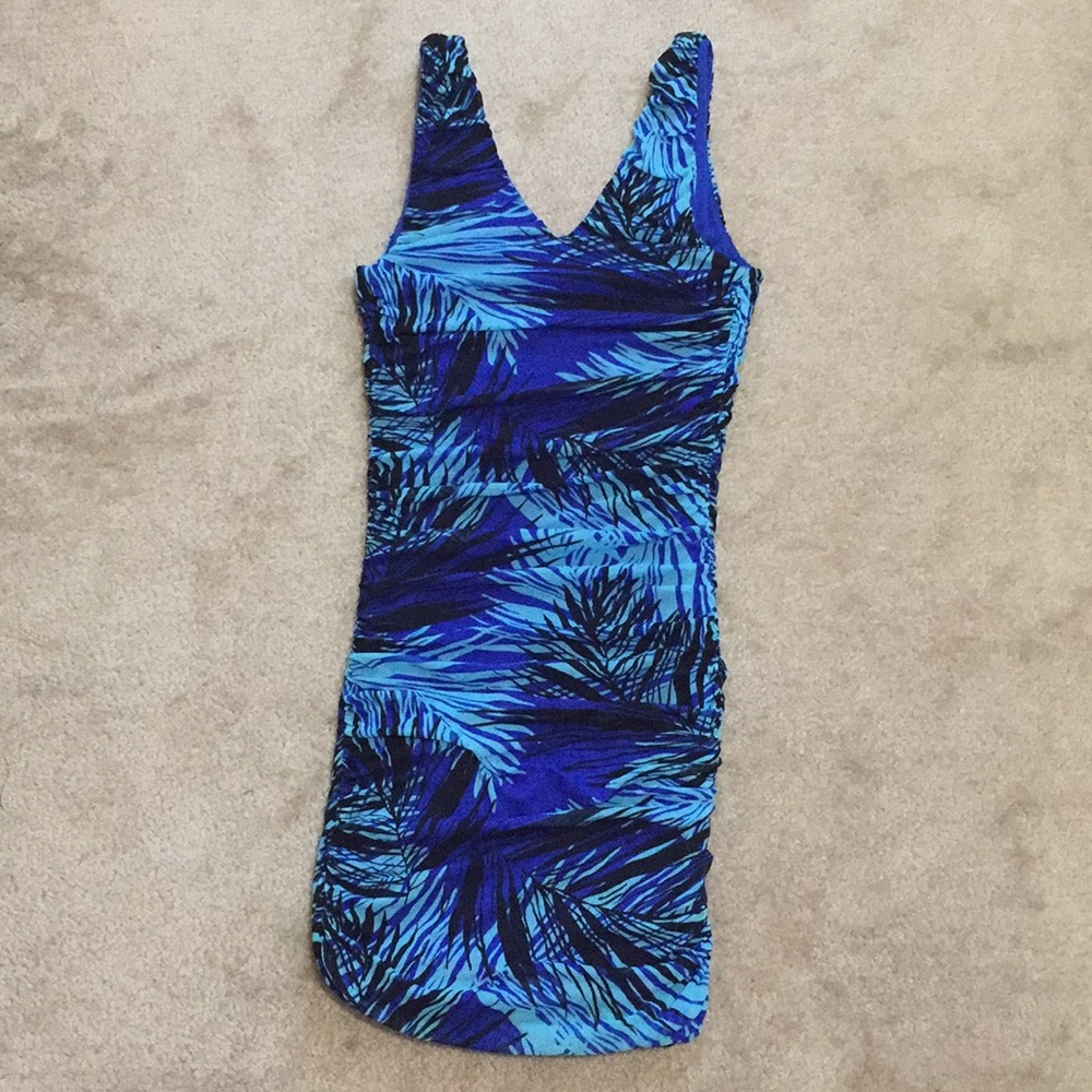 Express Mesh Ruched Dress